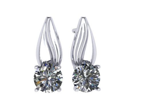 Серьги с английским замком BUBLIK JEWELRY, серебро 925 проба, вставка фианит (BUBLIK JEWELRY, Россия) — от 161.28 руб. в сети магазинов DIAMANTE забронировать в магазине Серьги с английским замком BUBLIK JEWELRY, серебро 925 проба, вставка фианит (BUBLIK JEWELRY, Россия)