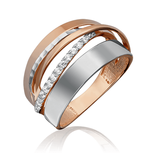 Кольцо декоративное Platina Jewelry, красное золото 585 проба, вставка фианит (Platina Jewelry, Россия) — от 2030.52 руб. в сети магазинов DIAMANTE забронировать в магазине Кольцо декоративное Platina Jewelry, красное золото 585 проба, вставка фианит (Platina Jewelry, Россия)