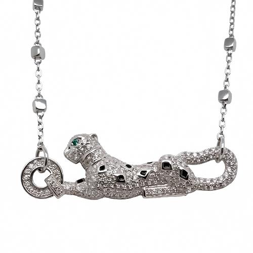 Колье, серебро 925 проба, вставка эмаль (Турция) — от 748.04 руб. в сети магазинов DIAMANTE забронировать в магазине Колье, серебро 925 проба, вставка эмаль