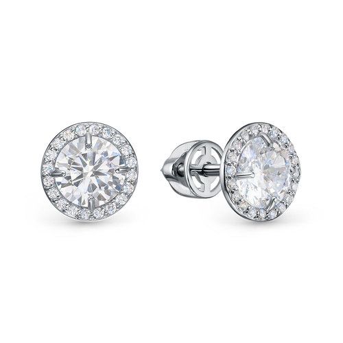 Серьги пусеты BUBLIK JEWELRY, серебро 925 проба, вставка фианит (BUBLIK JEWELRY, Россия) — от 124.56 руб. в сети магазинов DIAMANTE забронировать в магазине Серьги пусеты BUBLIK JEWELRY, серебро 925 проба, вставка фианит (BUBLIK JEWELRY, Россия)