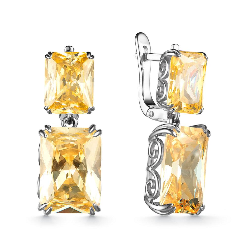 Серьги длинные, серебро 925 проба (Россия) — от 550.17 руб. в сети магазинов DIAMANTE забронировать в магазине Серьги длинные, серебро 925 проба (Россия)