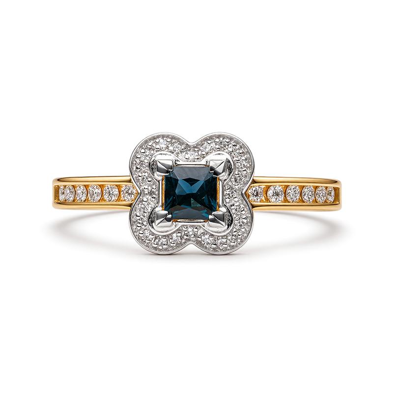 Кольцо декоративное RoseGrace, красное золото 585 проба, вставка бриллиант/сапфир (RoseGrace, Россия) — от 4464.65 руб. в сети магазинов DIAMANTE забронировать в магазине Кольцо декоративное RoseGrace, красное золото 585 проба, вставка бриллиант/сапфир (RoseGrace, Россия)