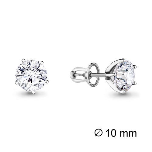 Серьги пусеты Aquamarine, серебро 925 проба, вставка фианит (Aquamarine, Россия) — от 212.05 руб. в сети магазинов DIAMANTE забронировать в магазине Серьги пусеты Aquamarine, серебро 925 проба, вставка фианит (Aquamarine, Россия)