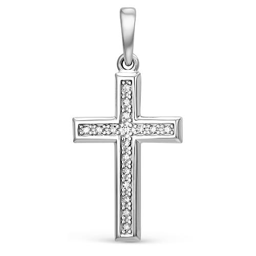Подвеска крестик LUCKY DIAMOND, белое золото 585 проба, вставка бриллиант (LUCKY DIAMOND, Россия) — от 2070.24 руб. в сети магазинов DIAMANTE забронировать в магазине Подвеска крестик LUCKY DIAMOND, белое золото 585 проба, вставка бриллиант (LUCKY DIAMOND, Россия)