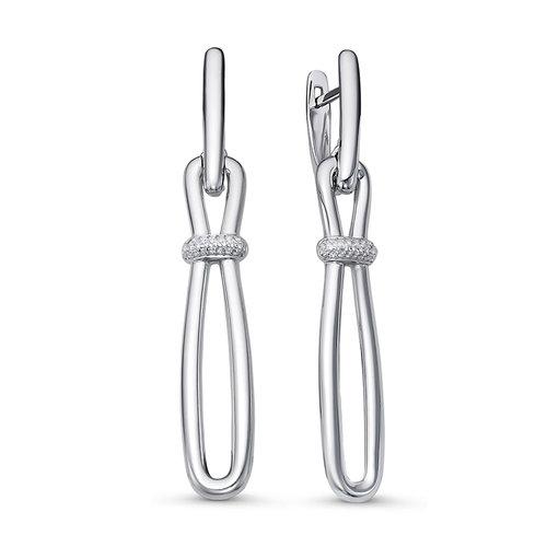 Серьги длинные DELTA, серебро 925 проба, вставка фианит (DELTA, Россия) — от 170.21 руб. в сети магазинов DIAMANTE забронировать в магазине Серьги длинные DELTA, серебро 925 проба, вставка фианит (DELTA, Россия)