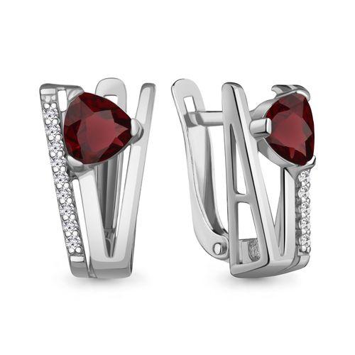 Серьги с английским замком Aquamarine, серебро 925 проба, вставка фианит (Aquamarine, Россия) — от 195.64 руб. в сети магазинов DIAMANTE забронировать в магазине Серьги с английским замком Aquamarine, серебро 925 проба, вставка фианит