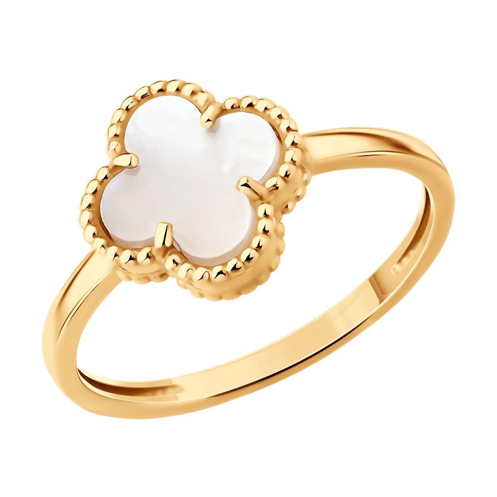 Кольцо декоративное, красное золото 585 проба, вставка перламутр (Россия) — от 1229.21 руб. в сети магазинов DIAMANTE забронировать в магазине Кольцо декоративное, красное золото 585 проба, вставка перламутр (Россия)