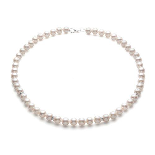 Бусы DE FLEUR, серебро 925 проба, вставка жемчуг (DE FLEUR, Россия) — от 659.08 руб. в сети магазинов DIAMANTE забронировать в магазине Бусы DE FLEUR, серебро 925 проба, вставка жемчуг