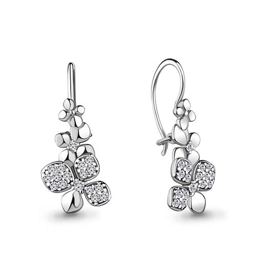 Серьги с французским замком Aquamarine, серебро 925 проба, вставка фианит (Aquamarine, Россия) — от 36.67 руб. в сети магазинов DIAMANTE забронировать в магазине Серьги с французским замком Aquamarine, серебро 925 проба, вставка фианит (Aquamarine, Россия)