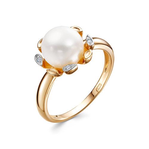 Кольцо декоративное 7 Карат, красное золото 585 проба, вставка жемчуг (7 Карат, Беларусь) — от 2146.20 руб. в сети магазинов DIAMANTE забронировать в магазине Кольцо декоративное 7 Карат, красное золото 585 проба, вставка жемчуг