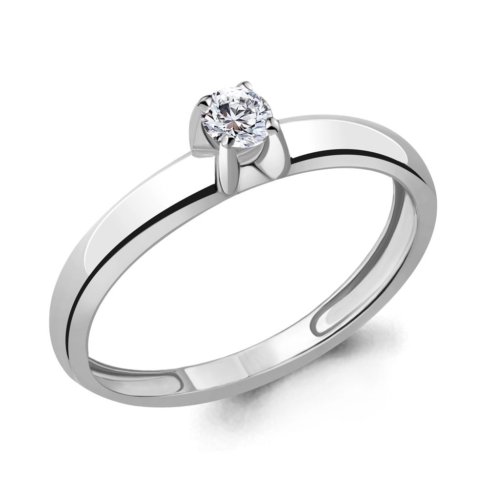 Кольцо помолвочное Aquamarine, белое золото 585 проба, вставка бриллиант (Aquamarine, Россия) — от 1848.52 руб. в сети магазинов DIAMANTE забронировать в магазине Кольцо помолвочное Aquamarine, белое золото 585 проба, вставка бриллиант (Aquamarine, Россия)