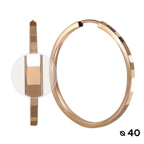 Серьги Конго, красное золото 585 проба (Беларусь) — от 2482.88 руб. в сети магазинов DIAMANTE забронировать в магазине Серьги Конго, красное золото 585 проба (Беларусь)