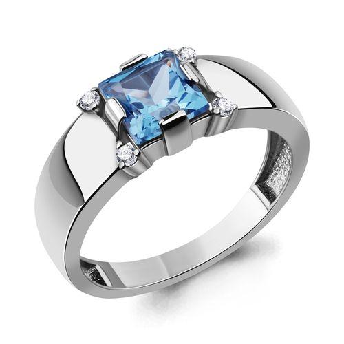 Кольцо декоративное Aquamarine, серебро 925 проба, вставка фианит (Aquamarine, Россия) — от 243.94 руб. в сети магазинов DIAMANTE забронировать в магазине Кольцо декоративное Aquamarine, серебро 925 проба, вставка фианит (Aquamarine, Россия)