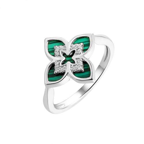 Кольцо декоративное Fresh Jewelry, серебро 925 проба, вставка малахит (Fresh Jewelry, Россия) — от 129.60 руб. в сети магазинов DIAMANTE забронировать в магазине Кольцо декоративное Fresh Jewelry, серебро 925 проба, вставка малахит (Fresh Jewelry, Россия)