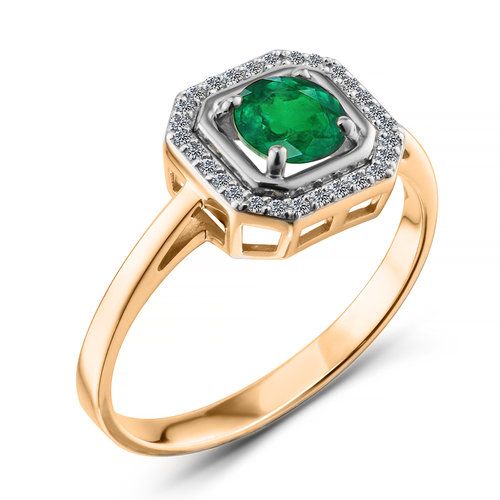 Кольцо декоративное Era Jewellery, красное золото 585 проба, вставка изумруд (Era Jewellery, Россия) — от 4851.05 руб. в сети магазинов DIAMANTE забронировать в магазине Кольцо декоративное Era Jewellery, красное золото 585 проба, вставка изумруд (Era Jewellery, Россия)