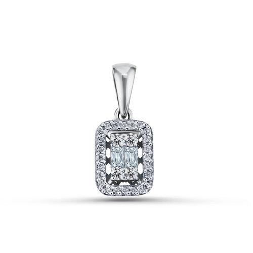Подвеска декоративная Era Jewelry, белое золото 585 проба, вставка бриллиант (Era Jewelry, Россия) — от 4331.69 руб. в сети магазинов DIAMANTE забронировать в магазине Подвеска декоративная Era Jewelry, белое золото 585 проба, вставка бриллиант