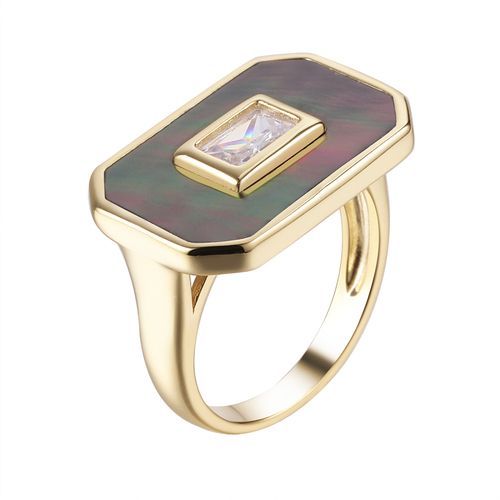 Кольцо декоративное Fresh Jewelry, желтое серебро 925 проба, вставка перламутр (Fresh Jewelry, Россия) — от 275.37 руб. в сети магазинов DIAMANTE забронировать в магазине Кольцо декоративное Fresh Jewelry, желтое серебро 925 проба, вставка перламутр (Fresh Jewelry, Россия)