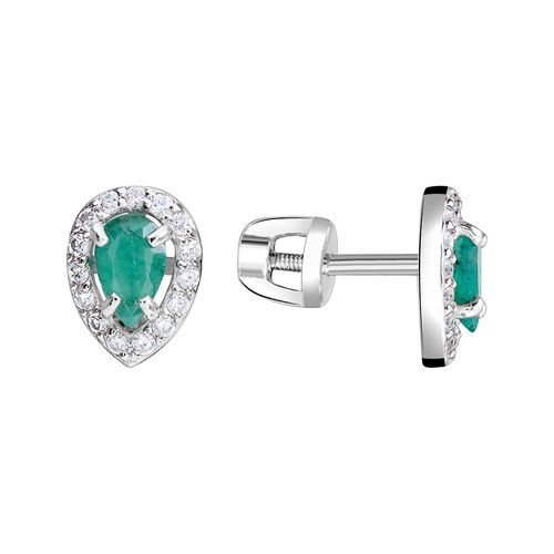 Серьги пусеты Corde, серебро 925 проба, вставка берилл (Corde, Россия) — от 301.93 руб. в сети магазинов DIAMANTE забронировать в магазине Серьги пусеты Corde, серебро 925 проба, вставка берилл (Corde, Россия)