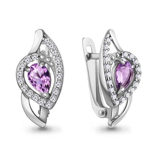 Серьги с английским замком Aquamarine, серебро 925 проба, вставка фианит (Aquamarine, Россия) — от 161.02 руб. в сети магазинов DIAMANTE забронировать в магазине Серьги с английским замком Aquamarine, серебро 925 проба, вставка фианит (Aquamarine, Россия)