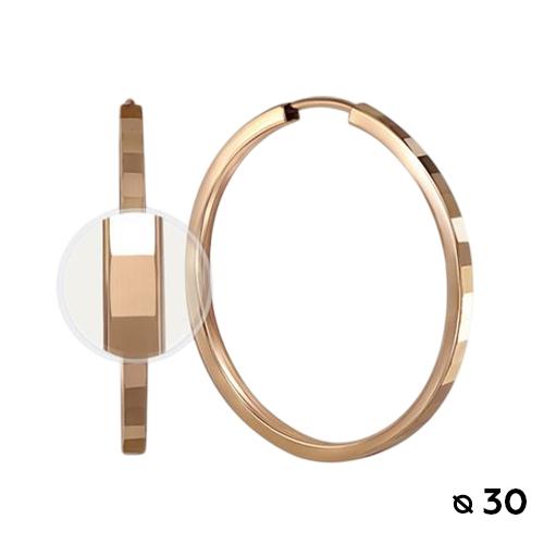 Серьги Конго, красное золото 585 проба (Беларусь) — от 1740.94 руб. в сети магазинов DIAMANTE забронировать в магазине Серьги Конго, красное золото 585 проба (Беларусь)