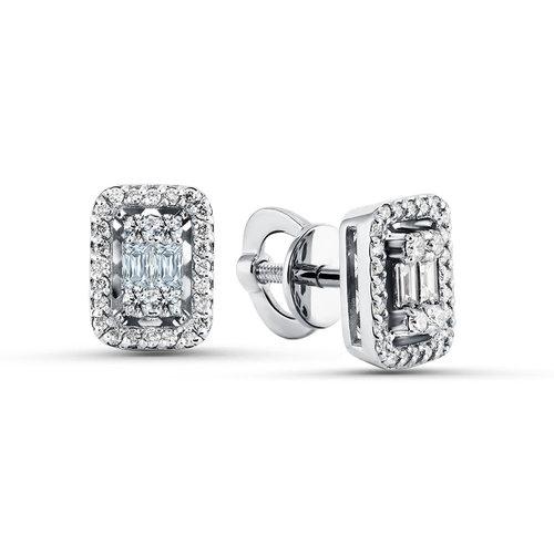 Серьги пусеты Era Jewelry, золото 585 проба, вставка бриллиант (Era Jewelry, Россия) — от 6803.00 руб. в сети магазинов DIAMANTE забронировать в магазине Серьги пусеты Era Jewelry, золото 585 проба, вставка бриллиант