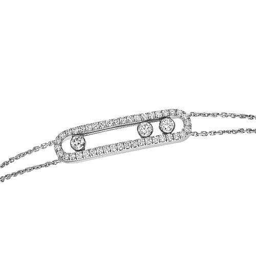 Браслет декоративный, серебро 925 проба, вставка фианит (Турция) — от 248.40 руб. в сети магазинов DIAMANTE забронировать в магазине Браслет декоративный, серебро 925 проба, вставка фианит