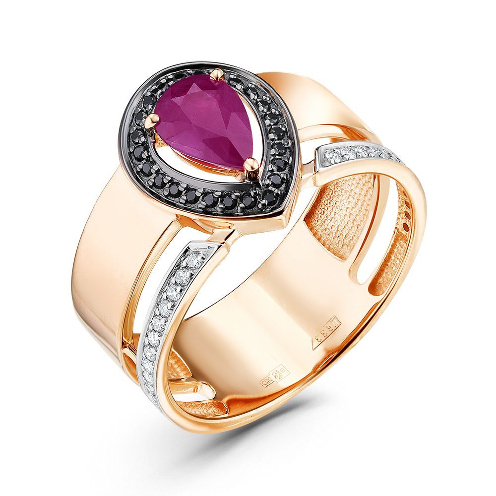 Кольцо декоративное Era Jewellery, красное золото 585 проба, вставка бриллиант (Era Jewellery, Россия) — от 6009.58 руб. в сети магазинов DIAMANTE забронировать в магазине Кольцо декоративное Era Jewellery, красное золото 585 проба, вставка бриллиант (Era Jewellery, Россия)