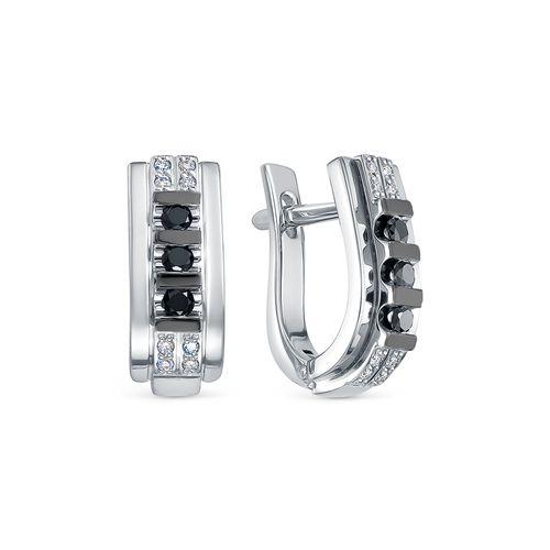 Серьги с английским замком Brilliant Style, белое золото 585 проба, вставка бриллиант (Brilliant Style, Россия) — от 4703.93 руб. в сети магазинов DIAMANTE забронировать в магазине Серьги с английским замком Brilliant Style, белое золото 585 проба, вставка бриллиант (Brilliant Style, Россия)
