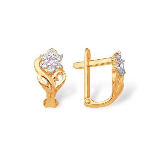 Серьги детские 7 Карат, красное золото 585 проба, вставка фианит (7 Карат, Беларусь) — от 681.43 руб. в сети магазинов DIAMANTE забронировать в магазине Серьги детские 7 Карат, красное золото 585 проба, вставка фианит (7 Карат, Беларусь)