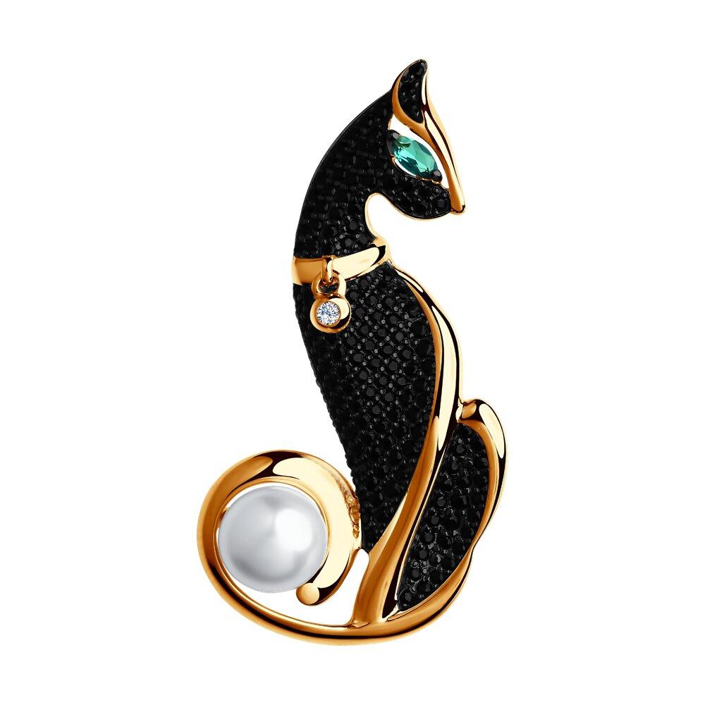 Брошь, красное золото 585 проба (Россия) — от 2239.38 руб. в сети магазинов DIAMANTE забронировать в магазине Брошь, красное золото 585 проба