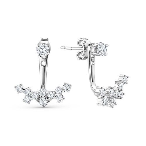 Серьги пусеты DEWI, серебро 925 проба (DEWI, Россия) — от 122.40 руб. в сети магазинов DIAMANTE забронировать в магазине Серьги пусеты DEWI, серебро 925 проба (DEWI, Россия)