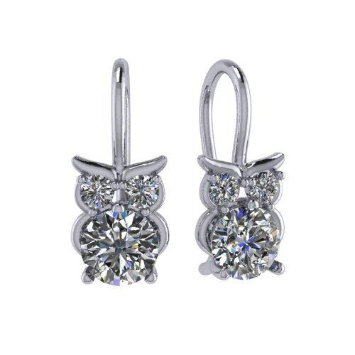 Серьги детские BUBLIK JEWELRY, серебро 925 проба, вставка фианит (BUBLIK JEWELRY, Россия) — от 83.52 руб. в сети магазинов DIAMANTE забронировать в магазине Серьги детские BUBLIK JEWELRY, серебро 925 проба, вставка фианит