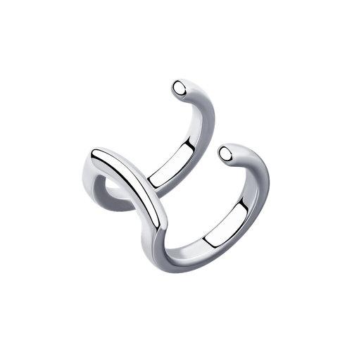 Серьги каффы Diamant, серебро 925 проба (Diamant, Россия) — от 64.54 руб. в сети магазинов DIAMANTE забронировать в магазине Серьги каффы Diamant, серебро 925 проба