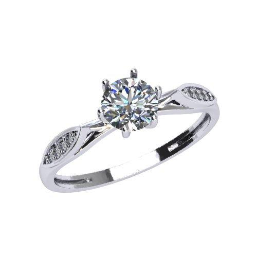 Кольцо помолвочное, серебро 925 проба, вставка фианит (Россия) — от 66.96 руб. в сети магазинов DIAMANTE забронировать в магазине Кольцо помолвочное, серебро 925 проба, вставка фианит