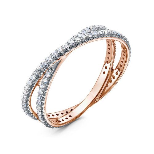 Кольцо декоративное RoseGrace, красное золото 585 проба, вставка бриллиант (RoseGrace, Россия) — от 3523.33 руб. в сети магазинов DIAMANTE забронировать в магазине Кольцо декоративное RoseGrace, красное золото 585 проба, вставка бриллиант (RoseGrace, Россия)