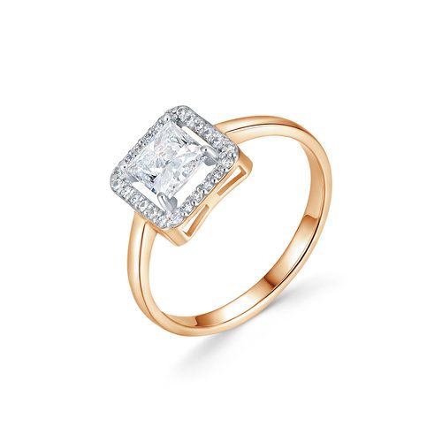 Кольцо помолвочное BUBLIK JEWELRY, красное золото 585 проба, вставка бриллиант (BUBLIK JEWELRY, Россия) — от 6300.32 руб. в сети магазинов DIAMANTE забронировать в магазине Кольцо помолвочное BUBLIK JEWELRY, красное золото 585 проба, вставка бриллиант (BUBLIK JEWELRY, Россия)