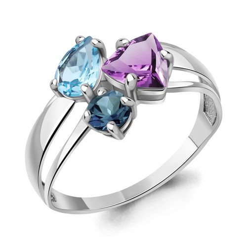 Кольцо декоративное Aquamarine, серебро 925 проба, вставка топаз (Aquamarine, Россия) — от 162.62 руб. в сети магазинов DIAMANTE забронировать в магазине Кольцо декоративное Aquamarine, серебро 925 проба, вставка топаз (Aquamarine, Россия)