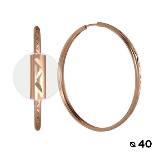 Серьги Конго, красное золото 585 проба (Беларусь) — от 2255.04 руб. в сети магазинов DIAMANTE забронировать в магазине Серьги Конго, красное золото 585 проба (Беларусь)