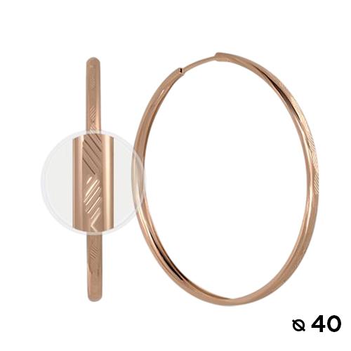 Серьги Конго, красное золото 585 проба (Беларусь) — от 2231.68 руб. в сети магазинов DIAMANTE забронировать в магазине Серьги Конго, красное золото 585 проба (Беларусь)