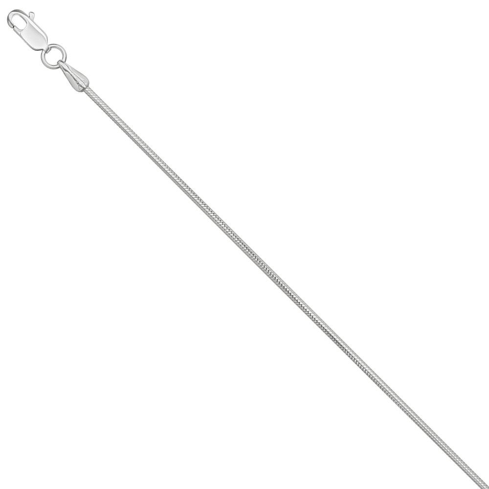 Цепь с плетением "Снейк" 7 Карат, белое серебро 925 проба (7 Карат, Беларусь) — от 143.55 руб. в сети магазинов DIAMANTE забронировать в магазине Цепь с плетением "Снейк" 7 Карат, белое серебро 925 проба