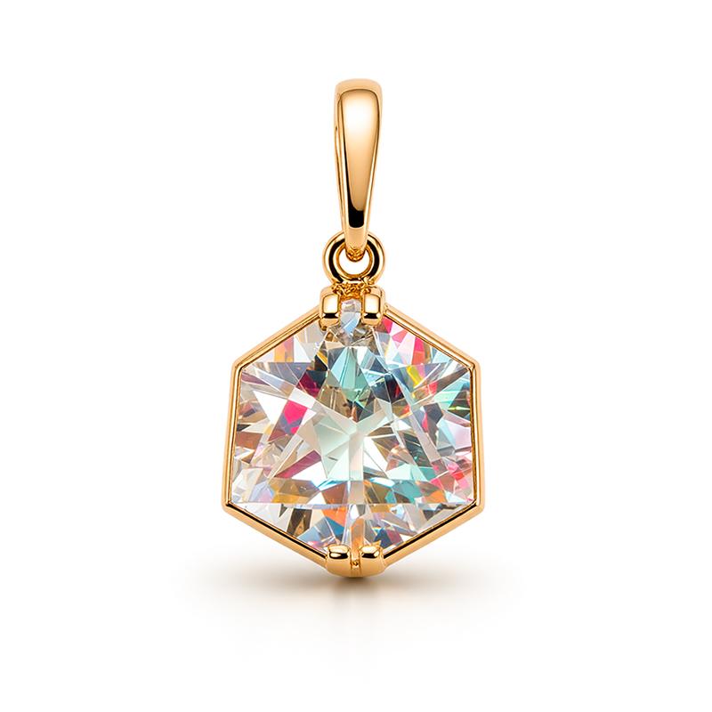 Подвеска декоративная GRANAT JEWELRY, красное золото 585 проба, вставка кварц (GRANAT JEWELRY, Россия) — от 1201.35 руб. в сети магазинов DIAMANTE забронировать в магазине Подвеска декоративная GRANAT JEWELRY, красное золото 585 проба, вставка кварц (GRANAT JEWELRY, Россия)