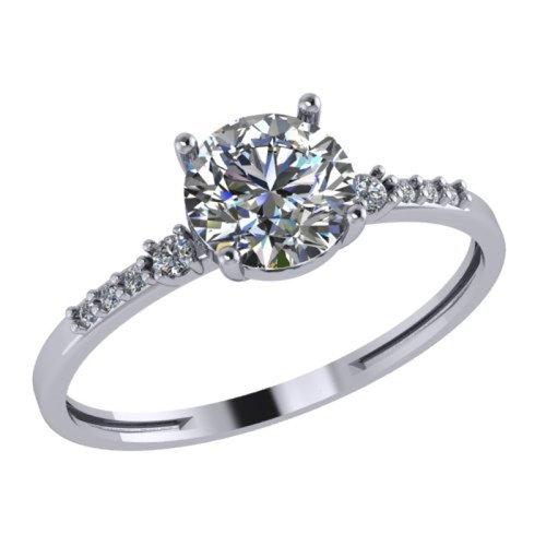 Кольцо помолвочное, серебро 925 проба, вставка фианит (Россия) — от 66.96 руб. в сети магазинов DIAMANTE забронировать в магазине Кольцо помолвочное, серебро 925 проба, вставка фианит