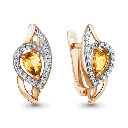 Серьги с английским замком Aquamarine, красное золото 585 проба, вставка фианит (Aquamarine, Россия) — от 2337.30 руб. в сети магазинов DIAMANTE забронировать в магазине Серьги с английским замком Aquamarine, красное золото 585 проба, вставка фианит (Aquamarine, Россия)