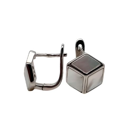 Серьги с английским замком, серебро 925 проба, вставка перламутр (Турция) — от 220.99 руб. в сети магазинов DIAMANTE забронировать в магазине Серьги с английским замком, серебро 925 проба, вставка перламутр