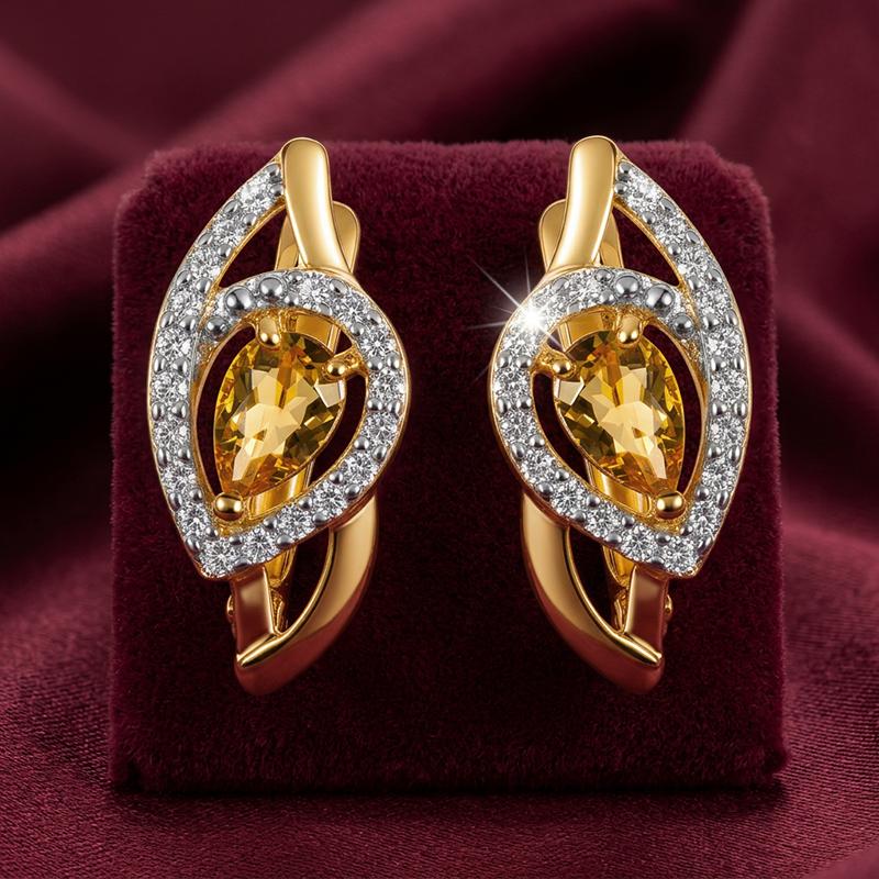 Серьги с английским замком Aquamarine, красное золото 585 проба, вставка фианит (Aquamarine, Россия) — от 2337.30 руб. в сети магазинов DIAMANTE забронировать в магазине Серьги с английским замком Aquamarine, красное золото 585 проба, вставка фианит (Aquamarine, Россия)