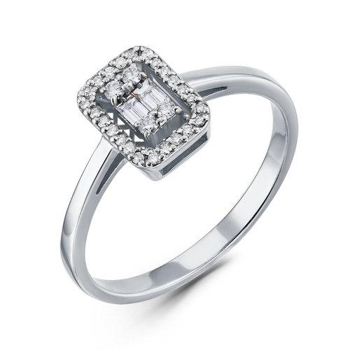 Кольцо декоративное Era Jewelry, белое золото 585 проба, вставка бриллиант (Era Jewelry, Россия) — от 4975.41 руб. в сети магазинов DIAMANTE забронировать в магазине Кольцо декоративное Era Jewelry, белое золото 585 проба, вставка бриллиант