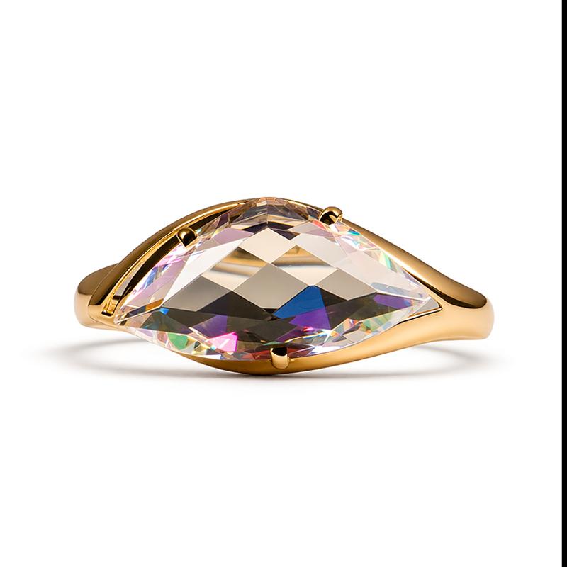 Кольцо декоративное GRANAT JEWELRY, красное золото 585 проба, вставка кварц (GRANAT JEWELRY, Россия) — от 1090.14 руб. в сети магазинов DIAMANTE забронировать в магазине Кольцо декоративное GRANAT JEWELRY, красное золото 585 проба, вставка кварц (GRANAT JEWELRY, Россия)