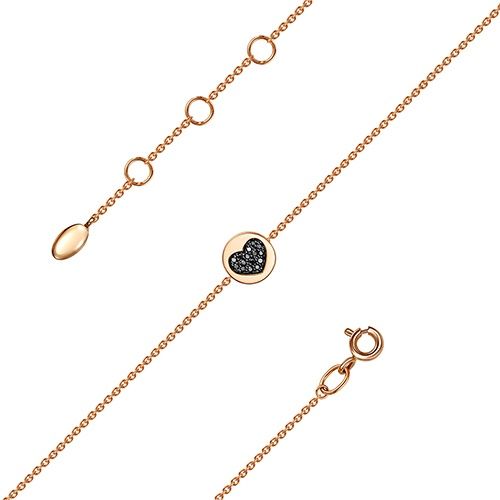 Браслет декоративный RoseGrace, красное золото 585 проба, вставка бриллиант (RoseGrace, Россия) — от 2033.31 руб. в сети магазинов DIAMANTE забронировать в магазине Браслет декоративный RoseGrace, красное золото 585 проба, вставка бриллиант (RoseGrace, Россия)