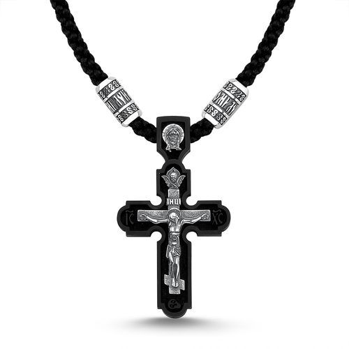 Колье-шнурок Orthodox, серебро 925 проба, вставка текстиль (Orthodox, Россия) — от 420.44 руб. в сети магазинов DIAMANTE забронировать в магазине Колье-шнурок Orthodox, серебро 925 проба, вставка текстиль (Orthodox, Россия)