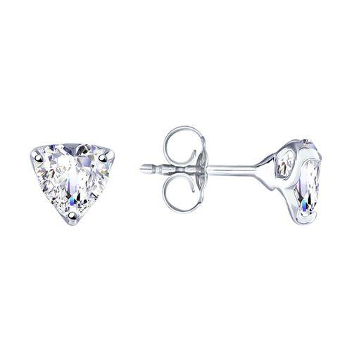 Серьги пусеты Diamant, серебро 925 проба, вставка фианит (Diamant, Россия) — от 86.04 руб. в сети магазинов DIAMANTE забронировать в магазине Серьги пусеты Diamant, серебро 925 проба, вставка фианит (Diamant, Россия)